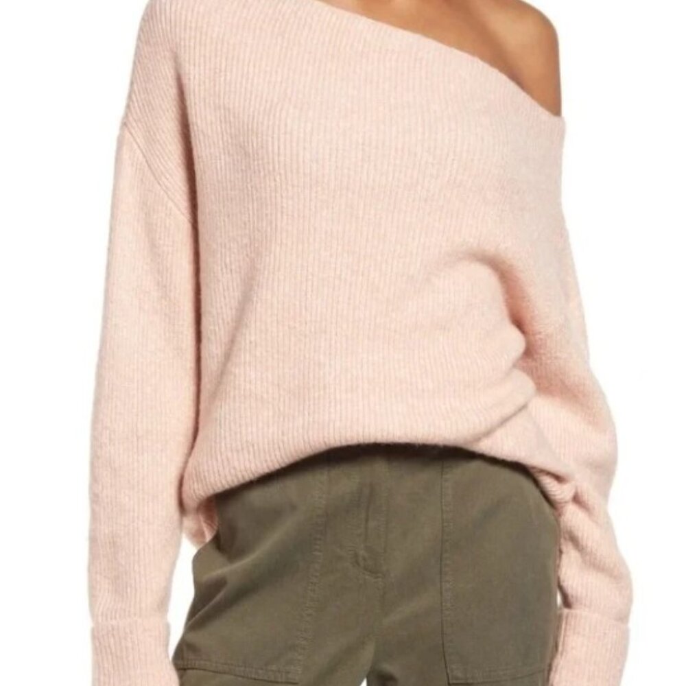 NEW 3X TREASURE & BOND OFF SHOULDER SWEATER
